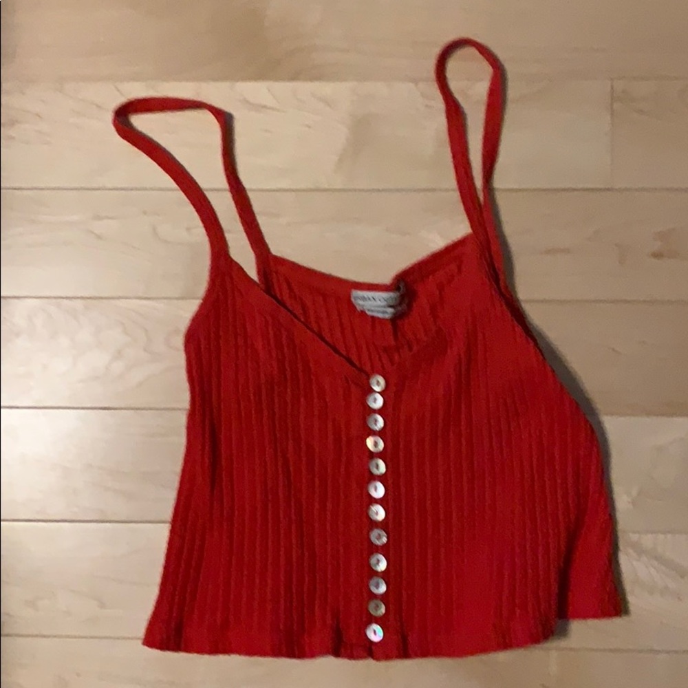 Button up tank top